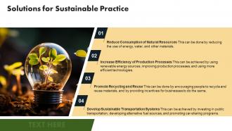 Sustainable Practice Powerpoint Presentation And Google Slides ICP Interactive Informative