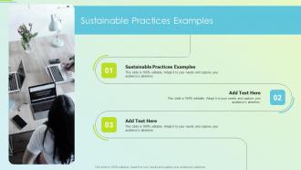 Sustainable Practices Examples In Powerpoint And Google Slides Cpb
