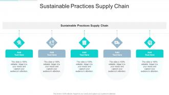 Sustainable Practices Supply Chain In Powerpoint And Google Slides Cpb
