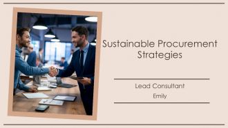 Sustainable Procurement Strategies PPT Guidelines AT