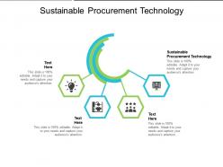 Sustainable procurement technology ppt powerpoint presentation infographic template introduction cpb