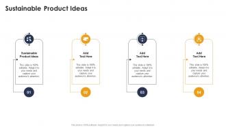 Sustainable Product Ideas In Powerpoint And Google Slides Cpb
