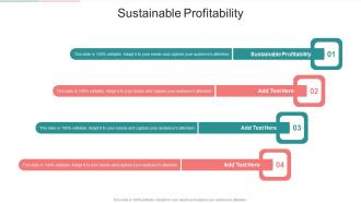 Sustainable Profitability In Powerpoint And Google Slides Cpb