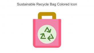Sustainable Recycle Bag Colored Icon In Powerpoint Pptx Png And Editable Eps Format