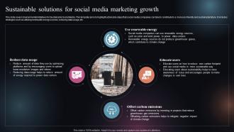 Sustainable Solutions For Social Media Marketing Growth FIO SS