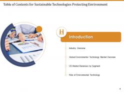 Sustainable technologies protecting environment powerpoint presentation slides