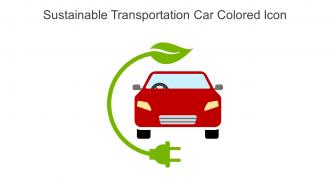 Sustainable Transportation Car Colored Icon In Powerpoint Pptx Png And Editable Eps Format