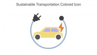 Sustainable Transportation Colored Icon In Powerpoint Pptx Png And Editable Eps Format