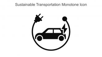 Sustainable Transportation Monotone Icon In Powerpoint Pptx Png And Editable Eps Format