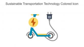 Sustainable Transportation Technology Colored Icon In Powerpoint Pptx Png And Editable Eps Format