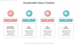 Sustainable Value Creation In Powerpoint And Google Slides Cpb