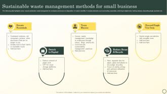 Sustainable Waste Management Methods For Small Business Boosting Brand Image MKT SS V
