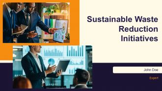 Sustainable Waste Reduction Initiatives PPT Designs AT