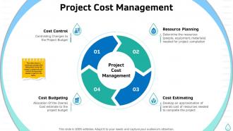 Sustainable water management project cost management