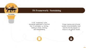 Sustaining In 5S Framework For Kaizen Training Ppt