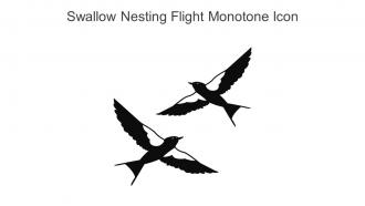 Swallow Nesting Flight Monotone Icon In Powerpoint Pptx Png And Editable Eps Format