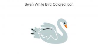 Swan White Bird Colored Icon In Powerpoint Pptx Png And Editable Eps Format