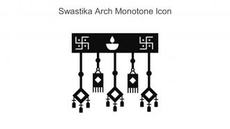 Swastika Arch Monotone Icon In Powerpoint Pptx Png And Editable Eps Format