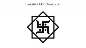 Swastika Monotone Icon In Powerpoint Pptx Png And Editable Eps Format