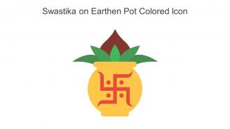 Swastika On Earthen Pot Colored Icon In Powerpoint Pptx Png And Editable Eps Format