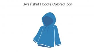 Sweatshirt Hoodie Colored Icon In Powerpoint Pptx Png And Editable Eps Format
