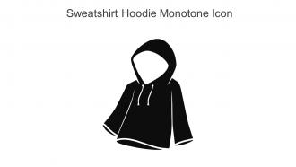 Sweatshirt Hoodie Monotone Icon In Powerpoint Pptx Png And Editable Eps Format