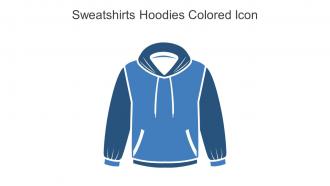 Sweatshirts Hoodies Colored Icon In Powerpoint Pptx Png And Editable Eps Format