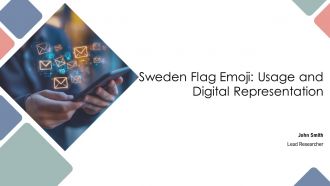 Sweden Flag Emoji Usage And Digital Representation PPT Information AT
