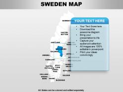 Sweden powerpoint maps