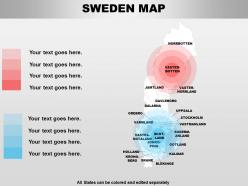 Sweden powerpoint maps