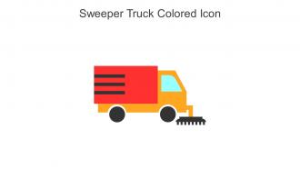 Sweeper Truck Colored Icon In Powerpoint Pptx Png And Editable Eps Format