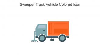 Sweeper Truck Vehicle Colored Icon In Powerpoint Pptx Png And Editable Eps Format