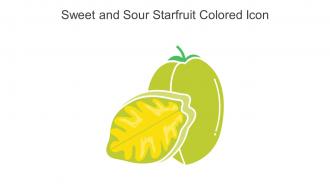 Sweet And Sour Starfruit Colored Icon In Powerpoint Pptx Png And Editable Eps Format