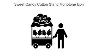 Sweet Candy Cotton Stand Monotone Icon In Powerpoint Pptx Png And Editable Eps Format