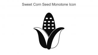 Sweet Corn Seed Monotone Icon In Powerpoint Pptx Png And Editable Eps Format