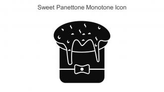Sweet Panettone Monotone Icon In Powerpoint Pptx Png And Editable Eps Format