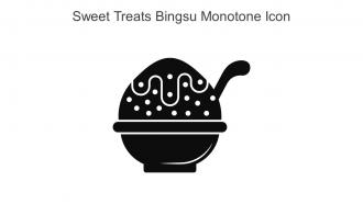 Sweet Treats Bingsu Monotone Icon In Powerpoint Pptx Png And Editable Eps Format