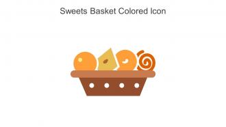 Sweets Basket Colored Icon In Powerpoint Pptx Png And Editable Eps Format