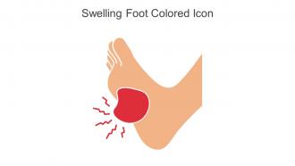 Swelling Foot Colored Icon In Powerpoint Pptx Png And Editable Eps Format