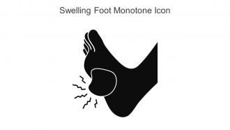 Swelling Foot Monotone Icon In Powerpoint Pptx Png And Editable Eps Format