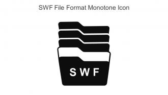 SWF File Format Monotone Icon In Powerpoint Pptx Png And Editable Eps Format
