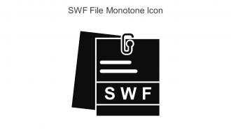 SWF File Monotone Icon In Powerpoint Pptx Png And Editable Eps Format