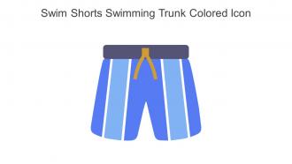 Swim Shorts Swimming Trunk Colored Icon In Powerpoint Pptx Png And Editable Eps Format