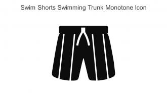 Swim Shorts Swimming Trunk Monotone Icon In Powerpoint Pptx Png And Editable Eps Format