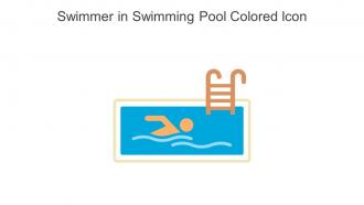 Swimmer In Swimming Pool Colored Icon In Powerpoint Pptx Png And Editable Eps Format