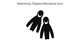 Swimming Flippers Monotone Icon In Powerpoint Pptx Png And Editable Eps Format