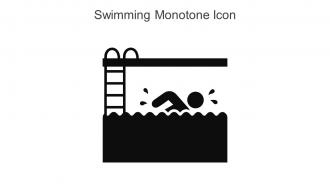 Swimming Monotone Icon In Powerpoint Pptx Png And Editable Eps Format