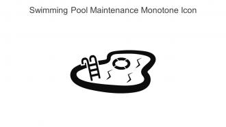 Swimming Pool Maintenance Monotone Icon In Powerpoint Pptx Png And Editable Eps Format