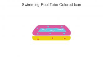 Swimming Pool Tube Colored Icon In Powerpoint Pptx Png And Editable Eps Format