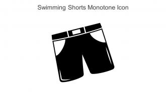 Swimming Shorts Monotone Icon In Powerpoint Pptx Png And Editable Eps Format